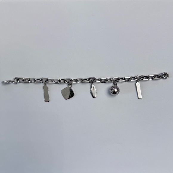 TIFFANY & CO - RARE RETIRED 1837  5 CHARMS BRACELET - MINT - Picture 4 of 4
